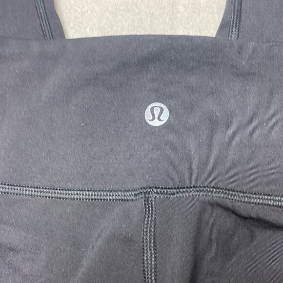 Lululemon Squad Cropped 17 inch black leggings size 6 - Picture 3 of 6